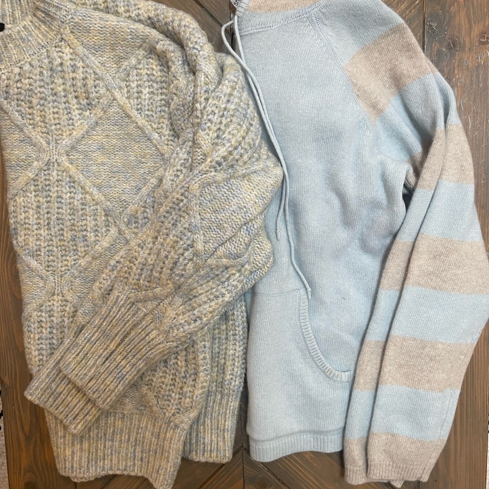 Wool Blend Sweaters Lot of 2 Loft Forever 21 Size M